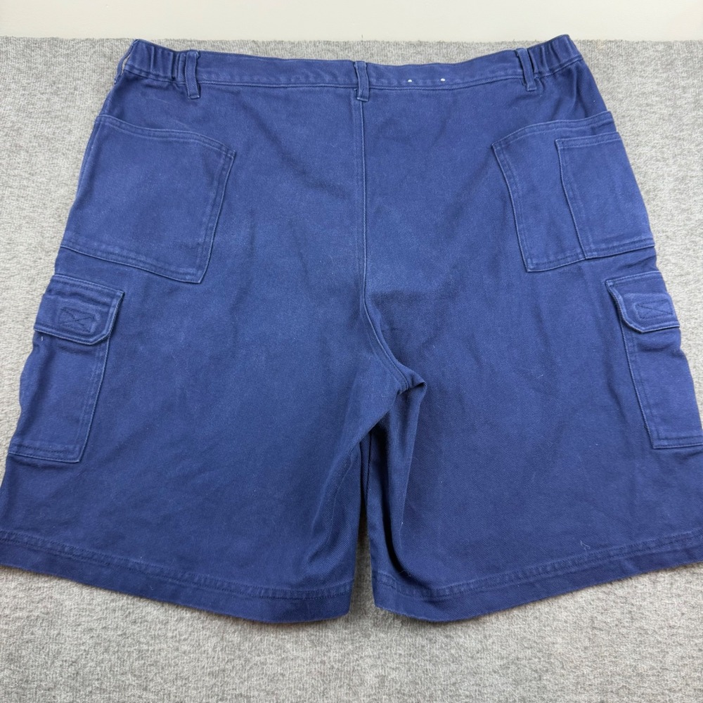 WearGuard Cargo Shorts Mens 42 Blue Cotton Twill Utility Workwear 29212 - Picture 9 of 9